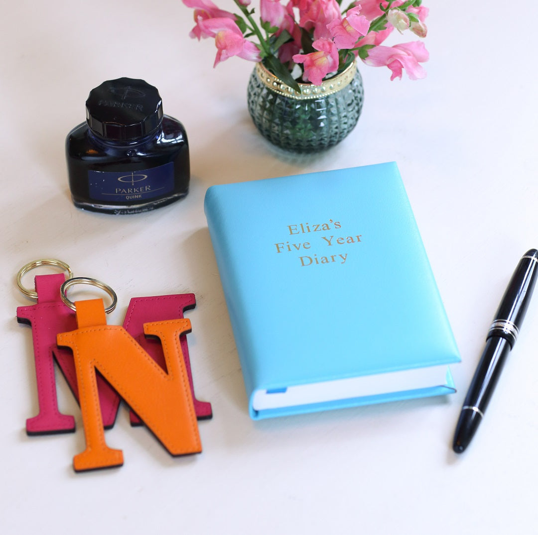 Turquoise Five Year Diary