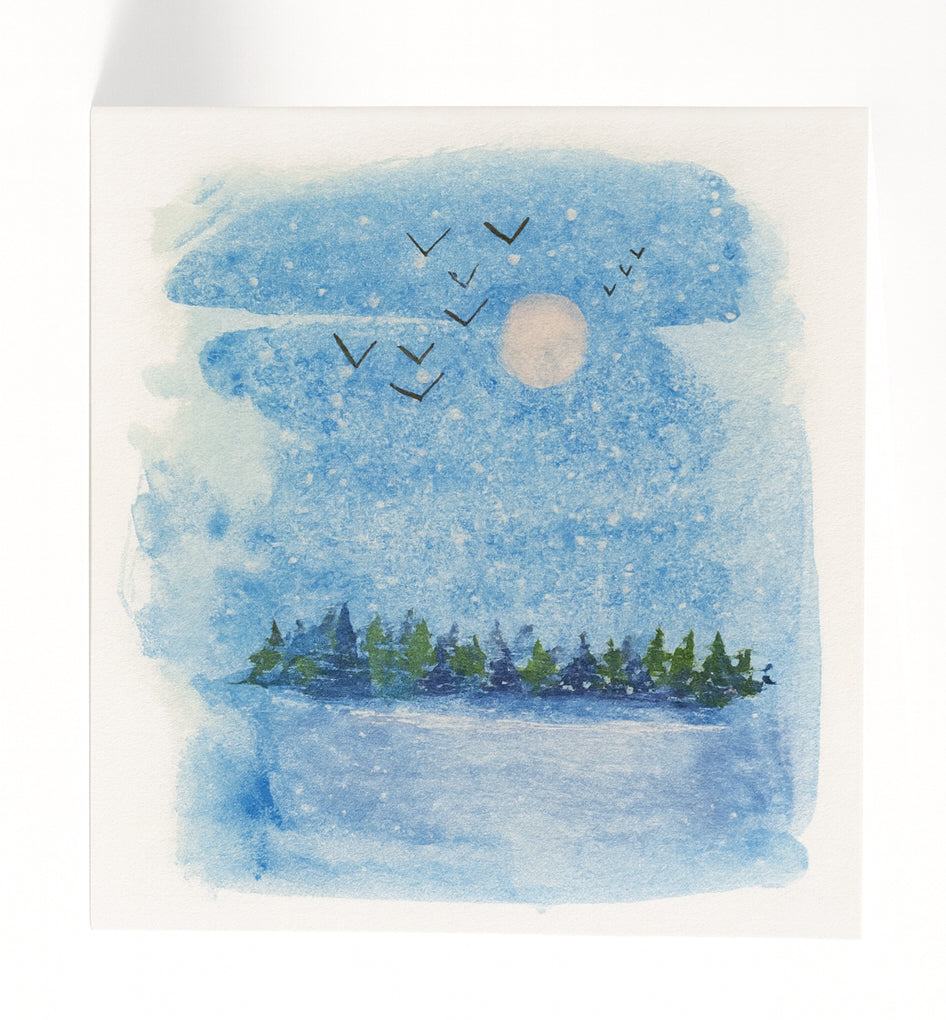 A Triptych of Winter Scenes