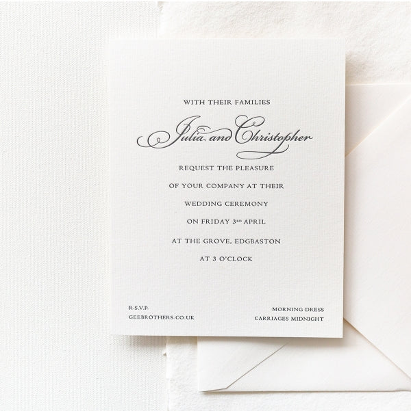 Julia Wedding Invitations