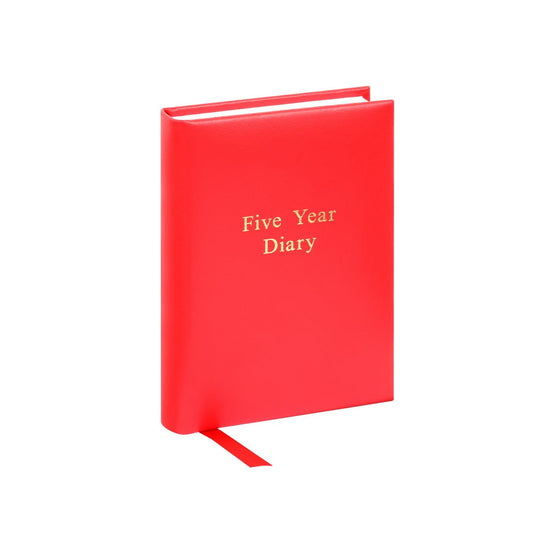 Red Five Year Diary