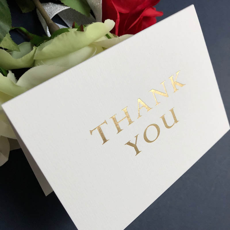 Foiled Thank You Cards