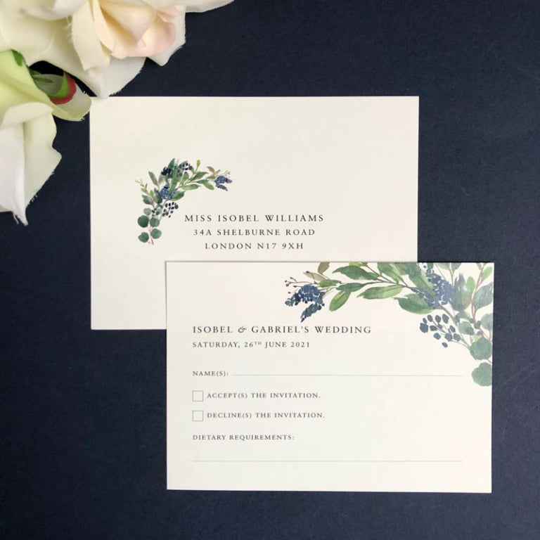 Isobel Reply Cards
