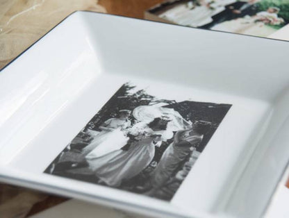 Large Square Photograph Dish