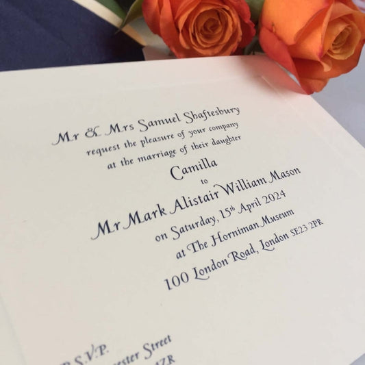 Camilla Wedding Invitations