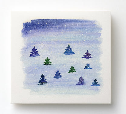 A Triptych of Winter Scenes