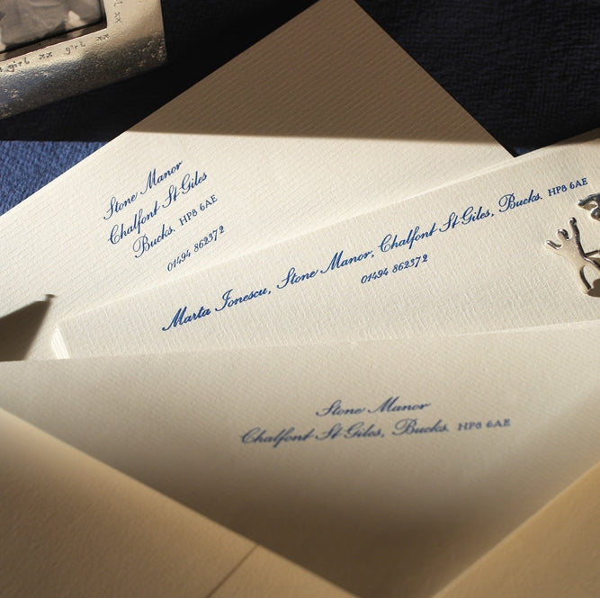 Letterpress of Cirencester Correspondence Cards