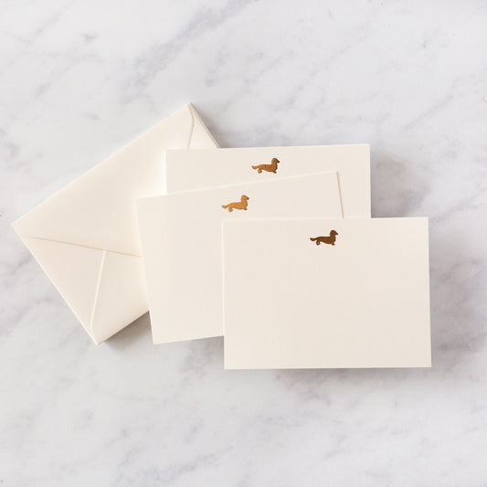 Dachsund Correspondence Cards