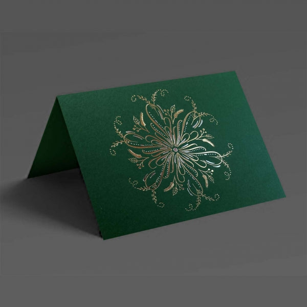 Kew Calligraphy Snowflake Christmas Cards