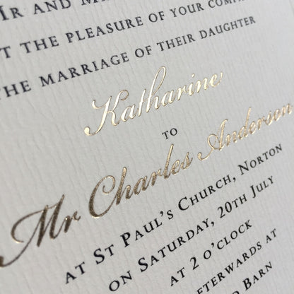 Katharine Wedding Invitations