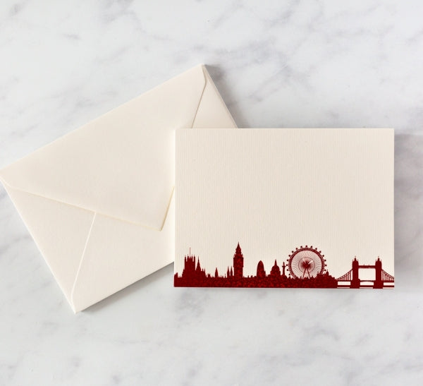 London Skyline Correspondence Cards