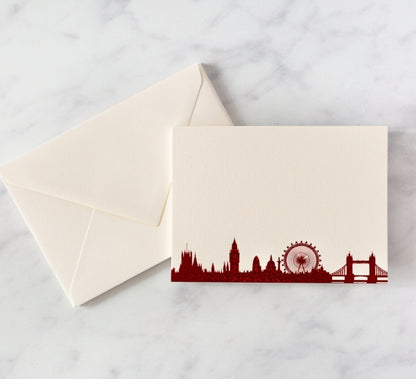 London Skyline Correspondence Cards