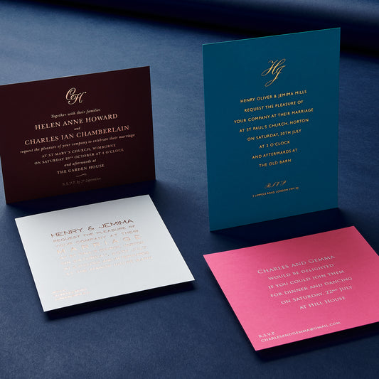 Bespoke Foiled Invitations