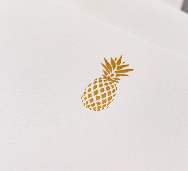 Pineapple Correspondence Cards