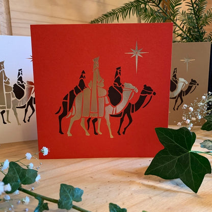 Three Kings Foiled Christmas Cards