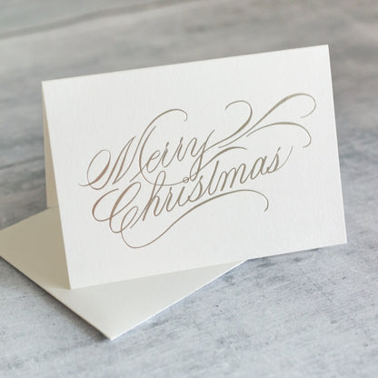 Kew Calligraphy Merry Christmas Cards