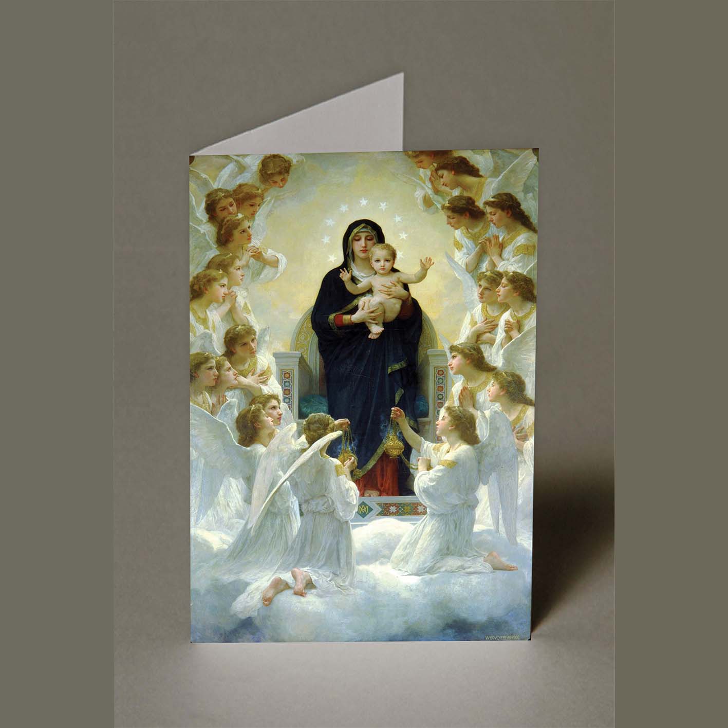 Madonna and Angels Christmas Cards