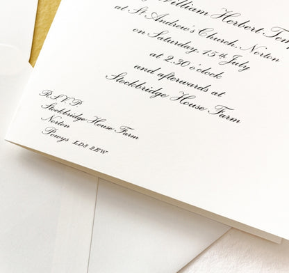 Classic Wilberforce Invitations