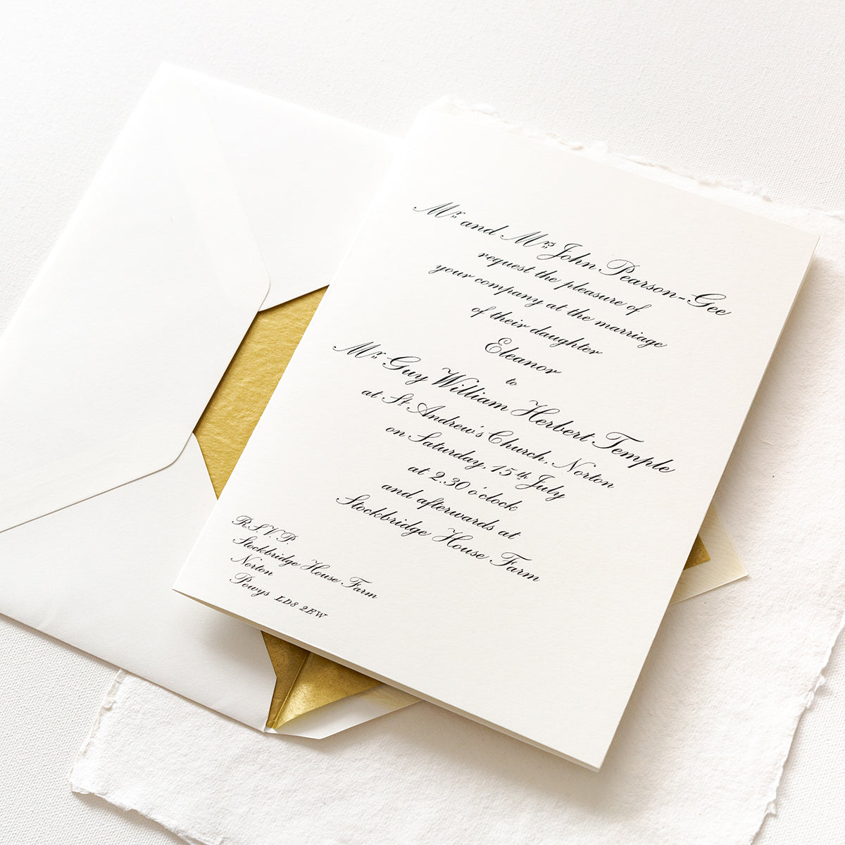 Classic Wilberforce Invitations