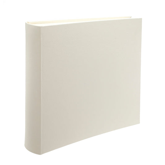 Ivory Square Leather Photo Album