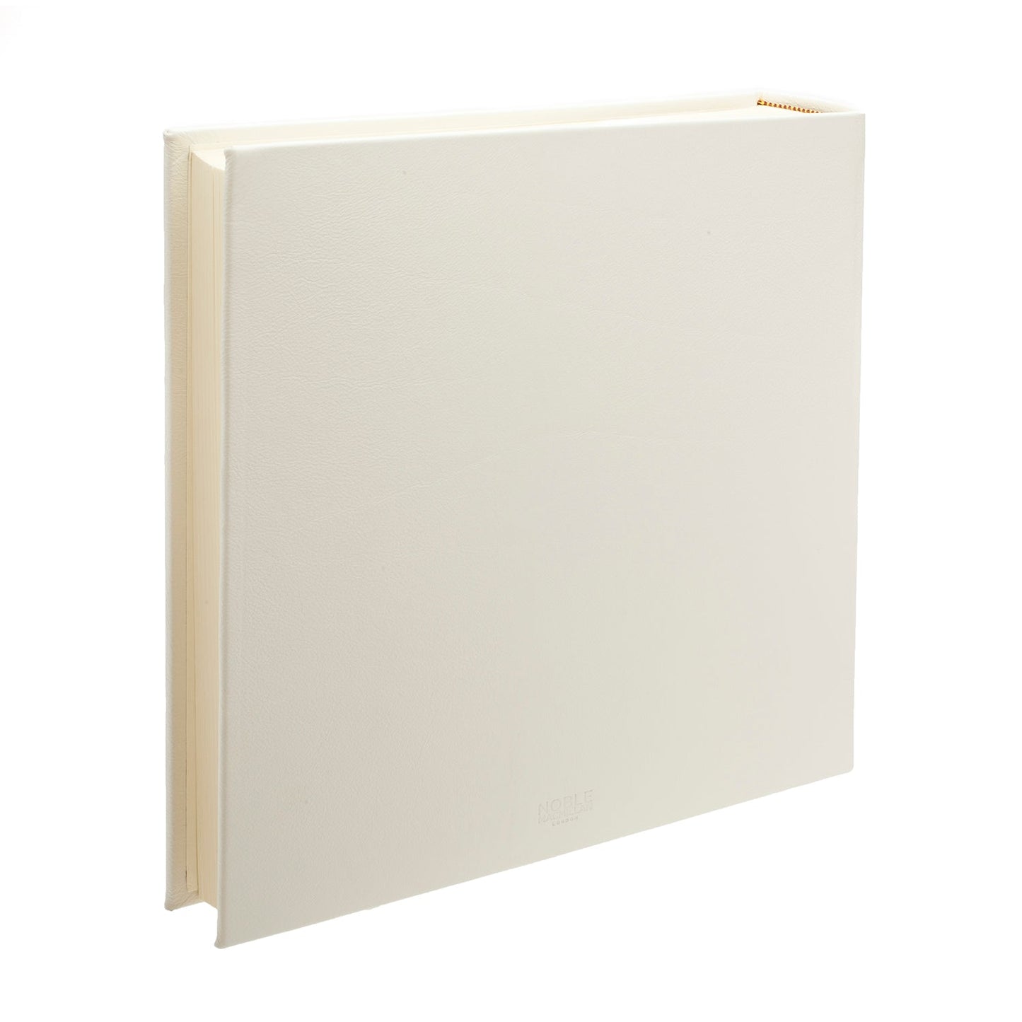 Ivory Square Leather Photo Album