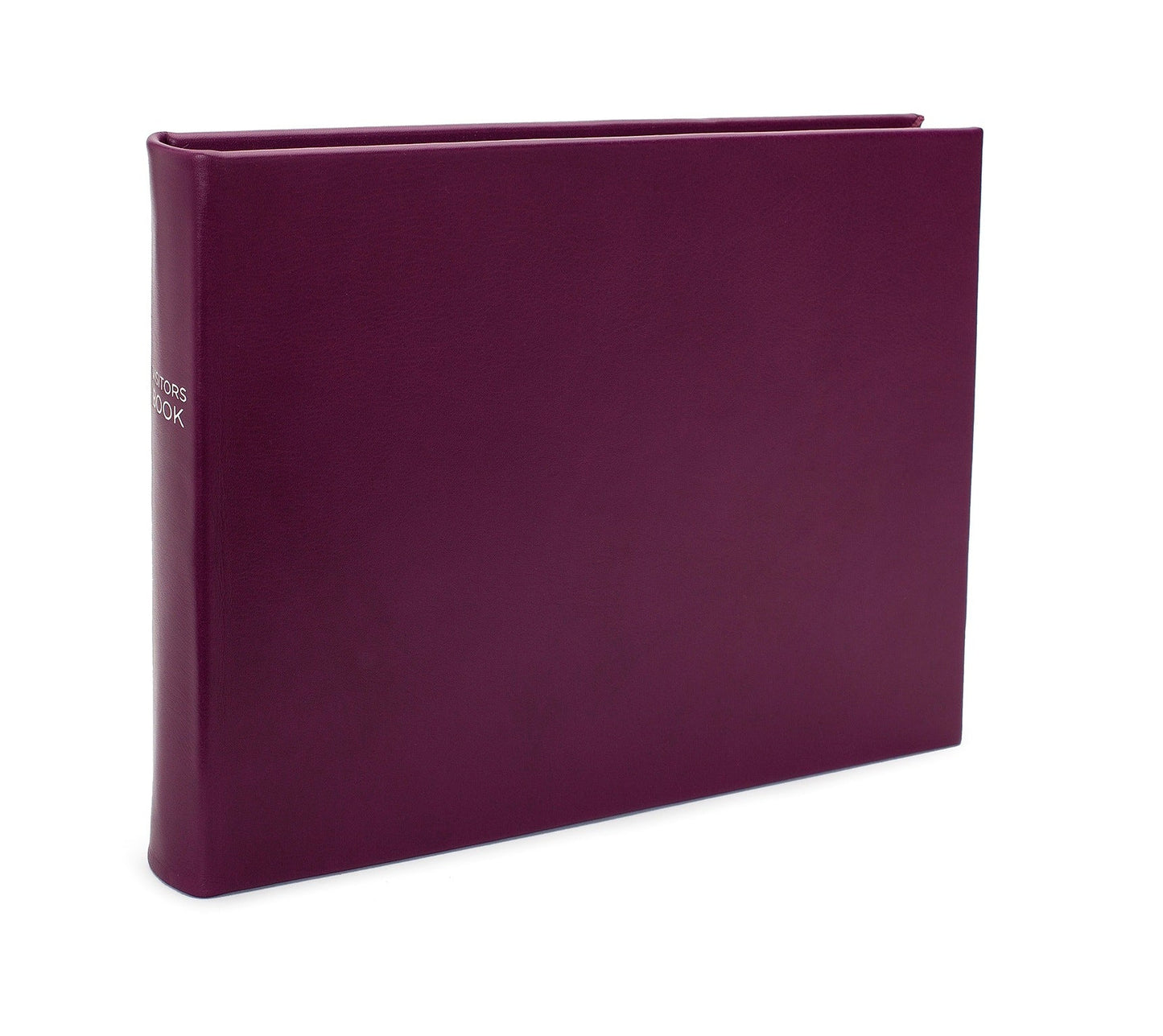 Chelsea Lined Landscape Leather Visitors Book