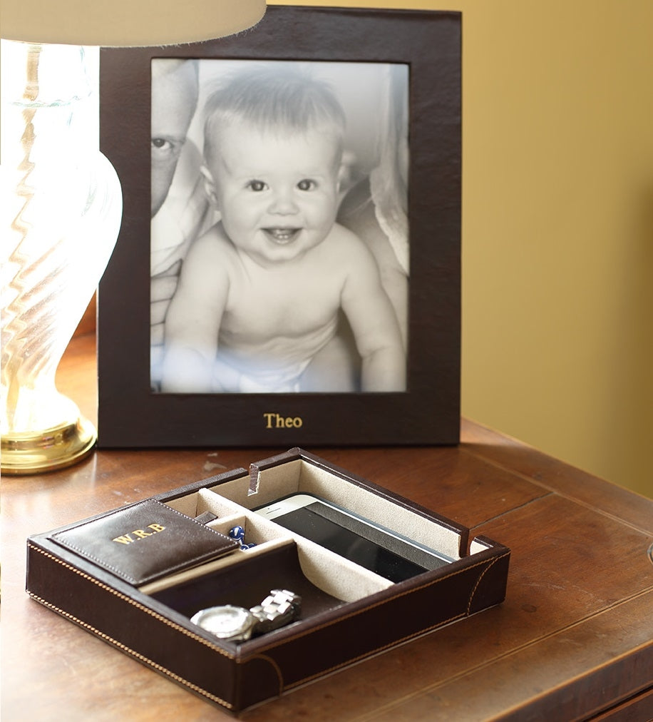 Chelsea Portrait Leather Photo Frame 8x6