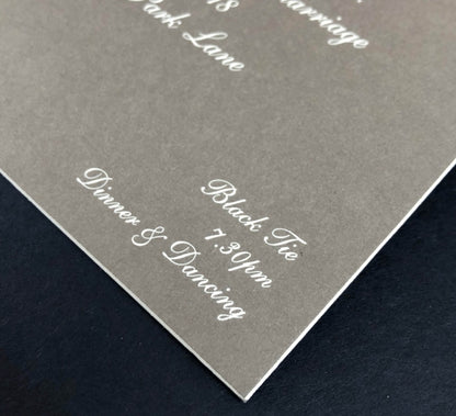 Bespoke Foiled Invitations