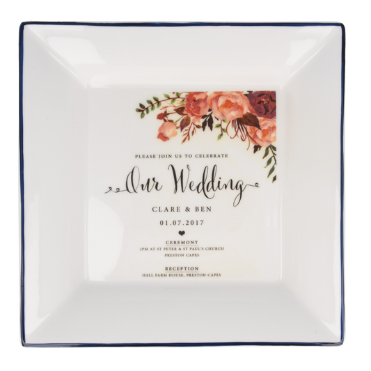 Large Square Invitation Dish