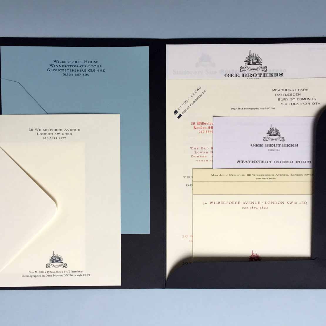 Buy Personal Stationery Sample Pack - Signature Selection Online – Gee ...