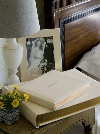 Linen Landscape Wedding Guest Book