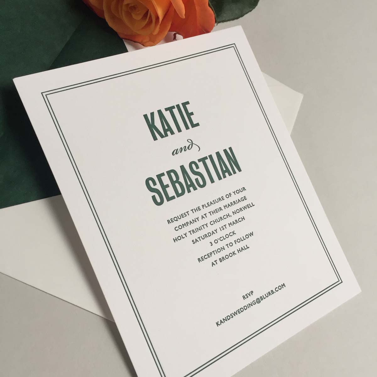 Katie Green Wedding Invitations