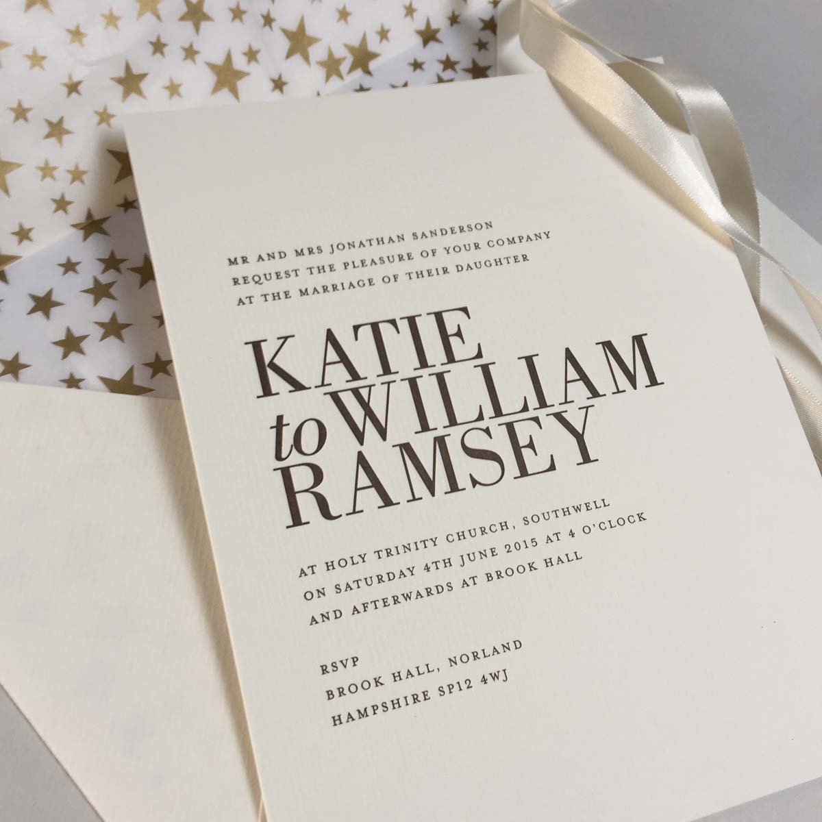 Ramsey Wedding Invitations