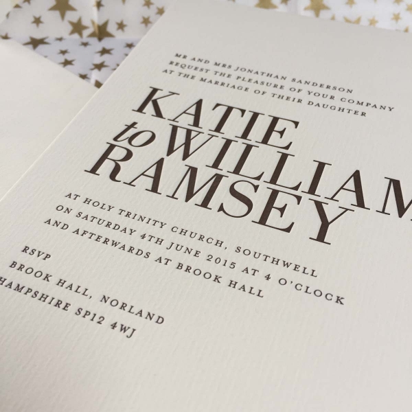 Ramsey Wedding Invitations