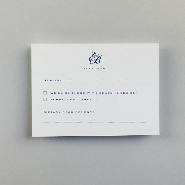 Imperial Reply Cards - Wedding Stationery