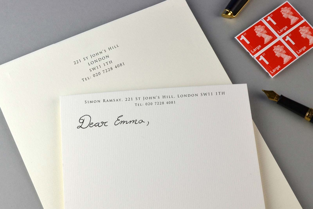Letterhead and Correspondence cards