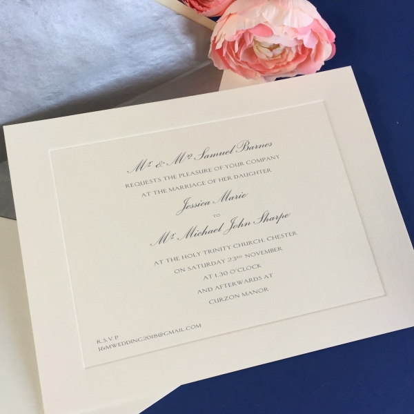 jessica wedding invitation