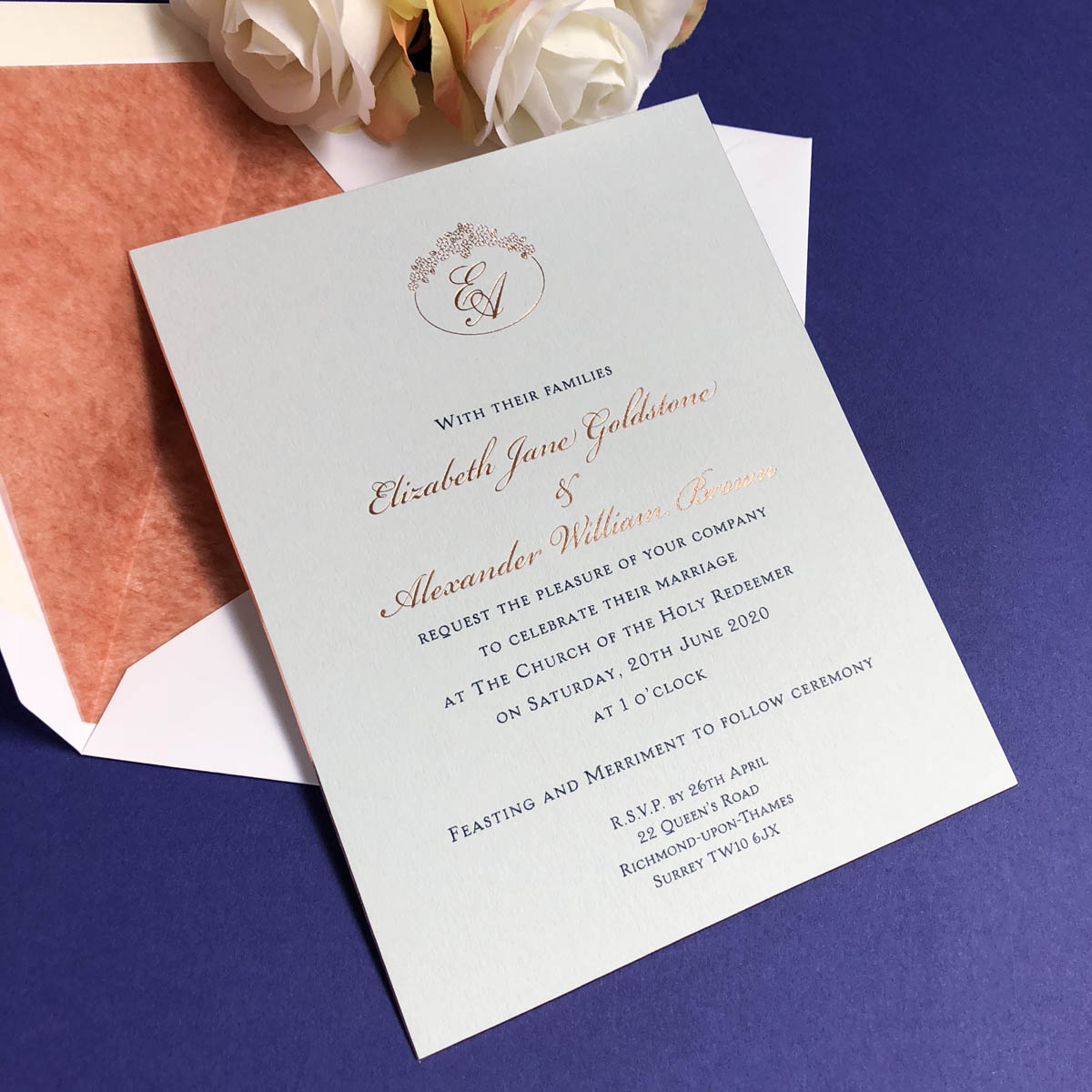Richmond wedding invitations