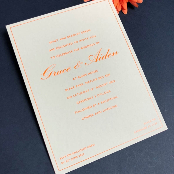 Grace wedding invitations