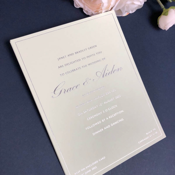grace wedding invitation
