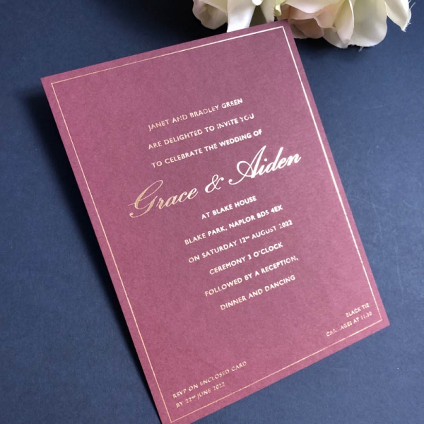 grace wedding invitations