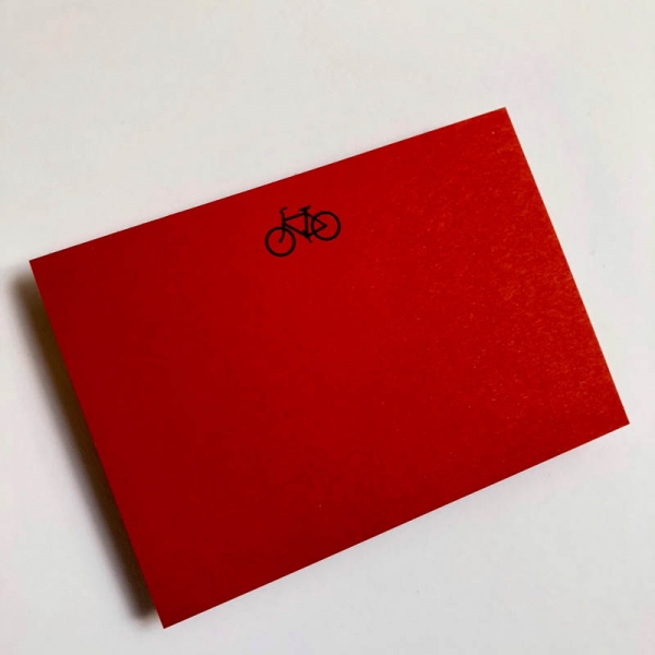 bicycle notecards