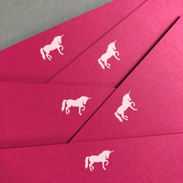 unicorns notecards