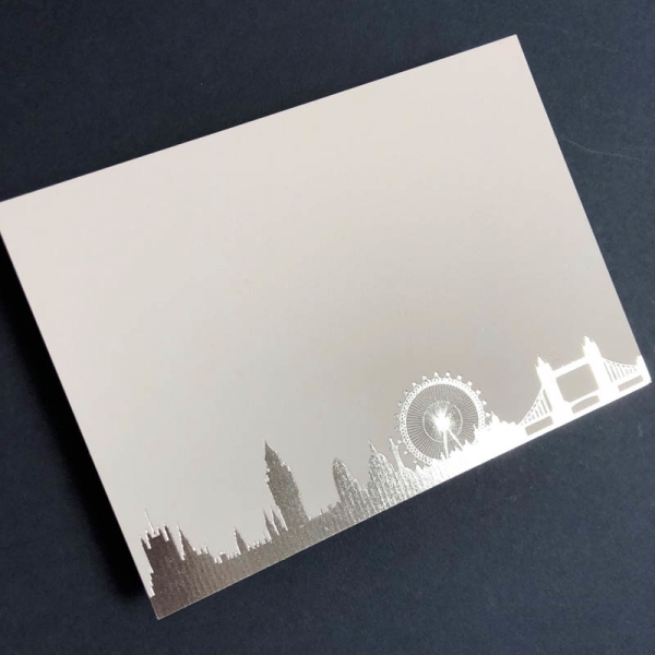Silver London Skyline