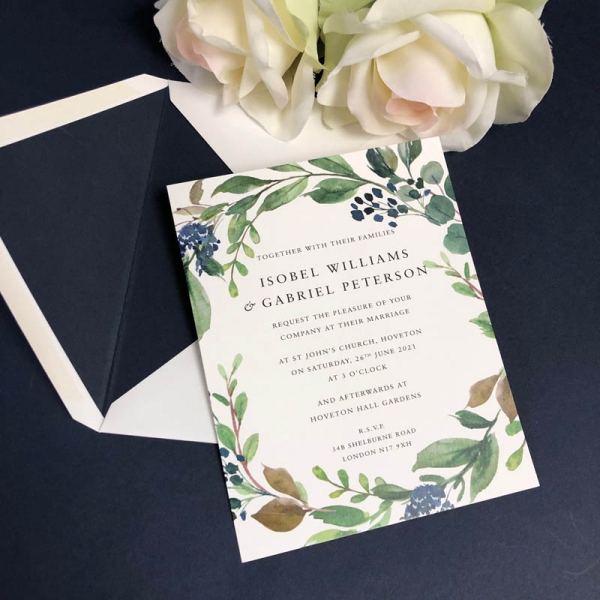 Isobel wedding invitation