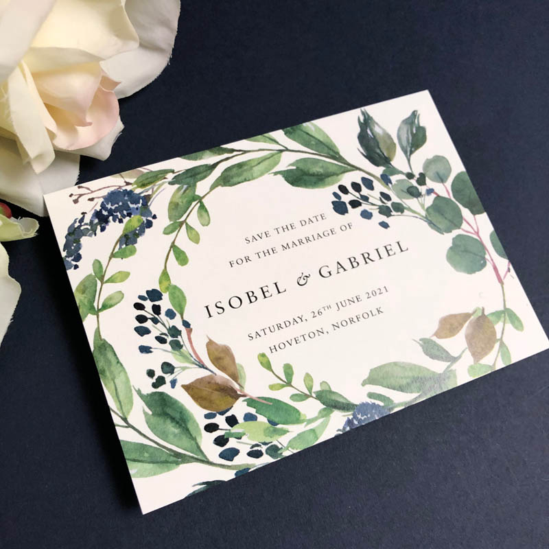 Isobel Save the Date card