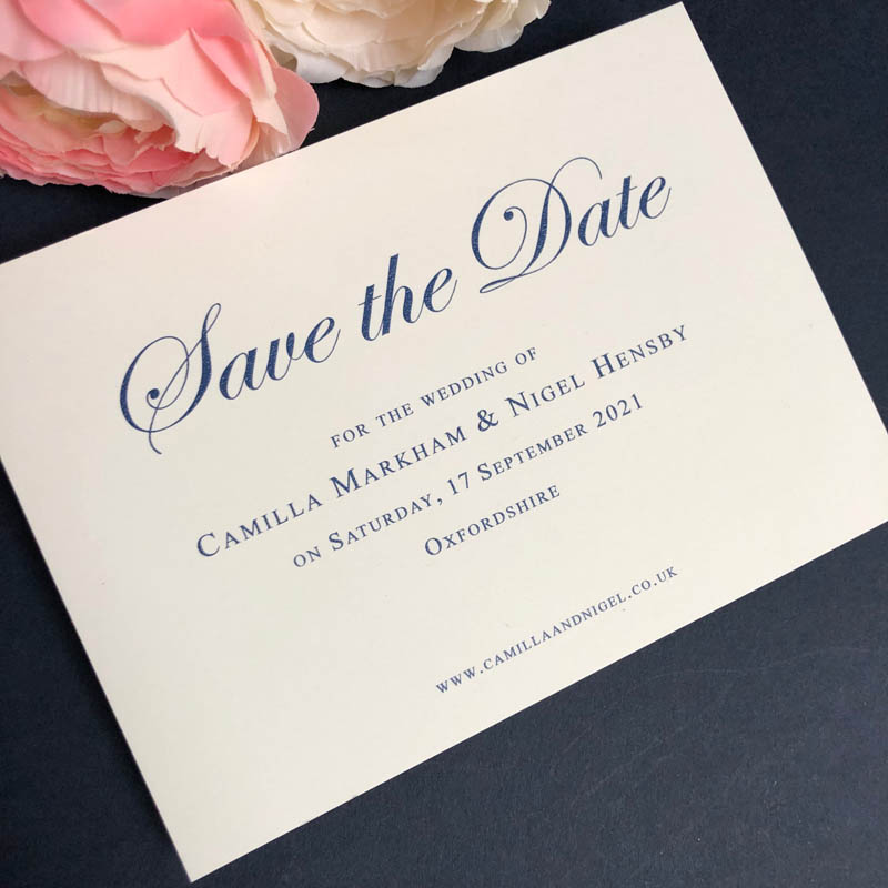 save the date card uk
