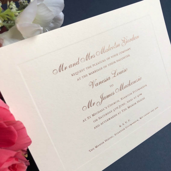 Rose Wedding Invitations