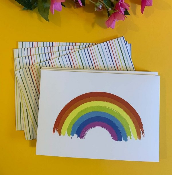 Large Rainbow notelets 1