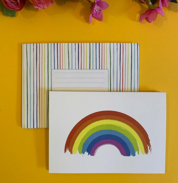 Large Rainbow notelets 7
