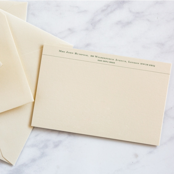 Business Correspondence Cards